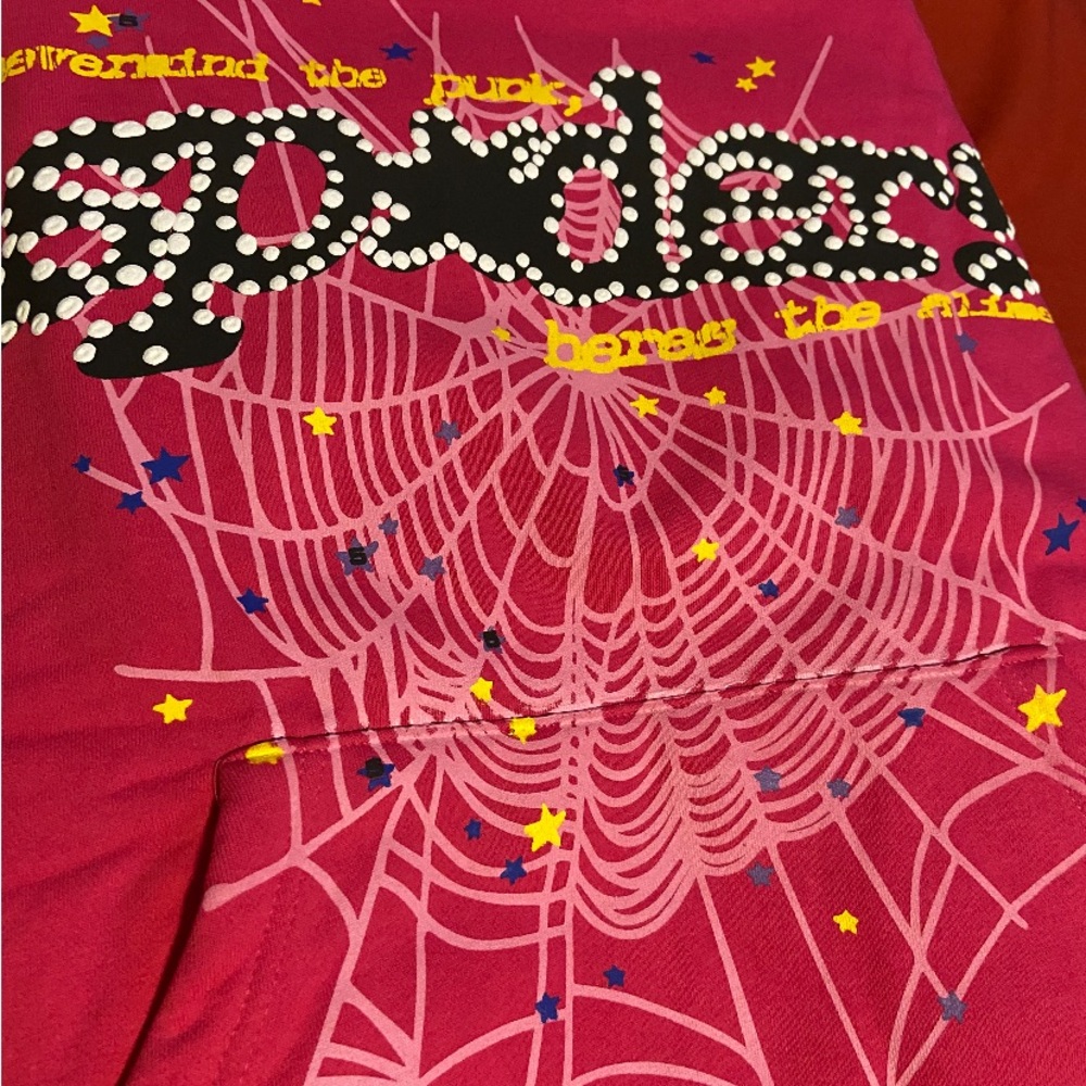 Sp5der P*ink Hoodie - Picture 11 of 11